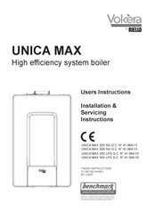 Riello Vokera UNICA MAX 20S LPG G.C. User Instructions