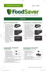 FoodSaver FM2400 Series Quick Start Manual
