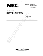 NEC AccuSync 95F-1 Service Manual