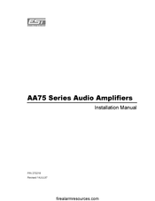 EDWARDS SYSTEMS TECHNOLOGY AA75 Series Installation Manual