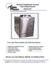 Aqua Phase AQ-F250 Operating Manual