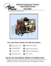 Aqua Phase AQ-3000 Operating Manual