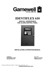 Gamewell IdentiFlex 610 Installation & Operation Manual