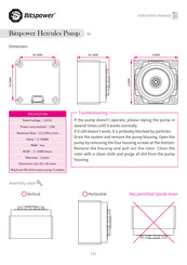 Bitspower Hercules Pump V3 Instruction Manual