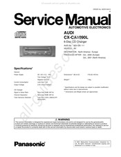 Panasonic CX-CA1090L Service Manual