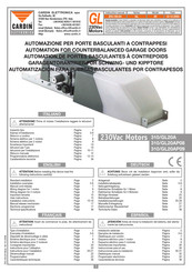 Cardin Elettronica 310/GL20AP08 Instruction Manual