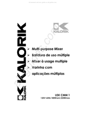 Kalorik CMM 1 Operating Instructions Manual