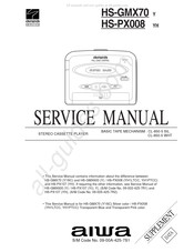 Aiwa HS-GMX70Y Service Manual