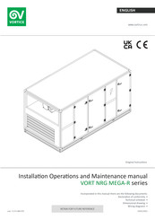 Vortice VORT NRG MEGA-R 13000 Installation And Maintenance Manual