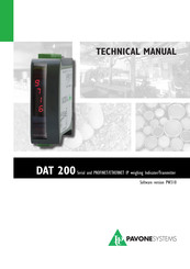 Pavone Systems DAT 200 Technical Manual