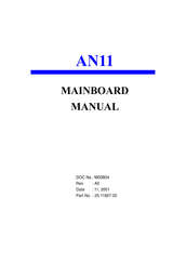First International Computer AN11 Manual
