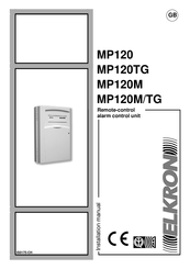 Elkron MP120M/TG Installation Manual