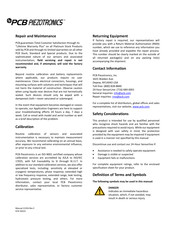 PCB Piezotronics ICP 261B02 Manual