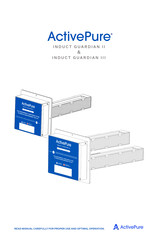 ActivePure INDUCT GUARDIA N III Manual