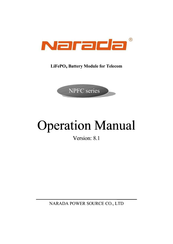 Narada NPFC Series Operation Manual