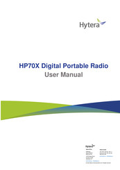 Hytera HP70X User Manual