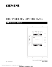Siemens FIREFINDER-XLS Operation Manual