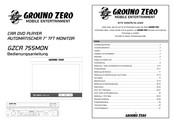 Ground Zero GZCR 755MON Owner's Manual