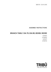 TRIBU 80X80 Assembly Instructions Manual