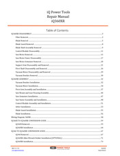 IQ Power Tools iQ360XR Repair Manual