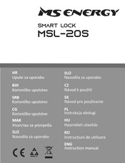 MS ENERGY MSL-20S Instruction Manual