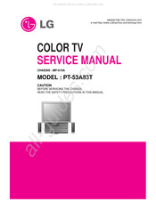 LG PT-53A83T Service Manual