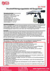 BGS technic BGS 70150 Manual