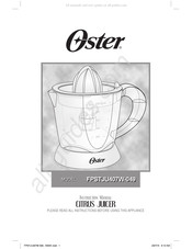 Oster FPSTJU407W-049 Instruction Manual