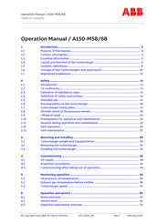 ABB A150-M58 Operation Manual