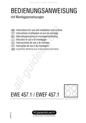 Kuppersbusch EWE 457.1 Instructions For Use Manual