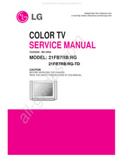 LG 21FB7RB/RG Service Manual