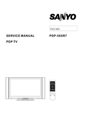 Sanyo PDP-50XR7 Service Manual