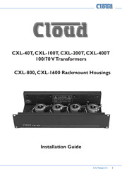 Cloud CXL-1600 Installation Manual