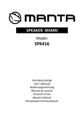 Manta MIAMI SPK416 User Manual