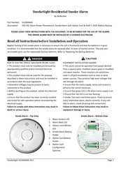 Redbusbar SmokeSight SS10MAMA Instruction Manual