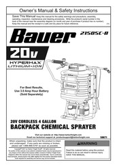 Bauer 21505C-B Owner's Manual & Safety Instructions