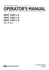 Kongskilde GMT 3205 L R Operator's Manual