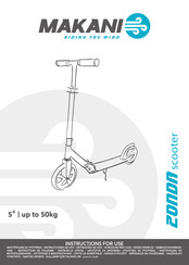 KikkaBoo MAKANI ZONDA Instructions For Use Manual