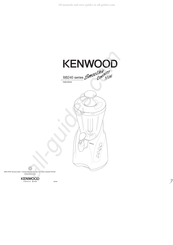 Kenwood Smoothie Concert Mini SB240 Series Instructions Manual