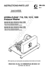 Graco Hydra-Clean 710 Instructions-Parts List Manual