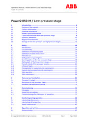 ABB Power2 850LP Operation Manual