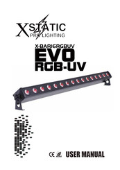 Xstatic Pro Lighting X-BARI6RGBUV User Manual