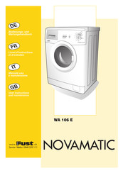 FUST NOVAMATIC WA 106 E Manual