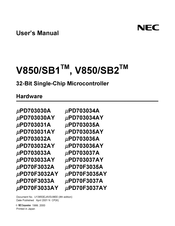 NEC MPD703035A User Manual