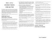 Ouellet OCC Series Instructions