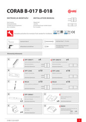 Corab B-017 Instruction Manual