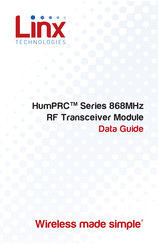 Linx Technologies HumPRC Series Data Manual