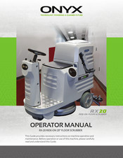 Onyx RX-20 Operator's Manual