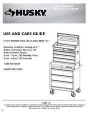 Husky H27CH5TR4BGK Use And Care Manual