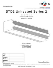 Mars Air Systems STD2 Unheated Series Manual